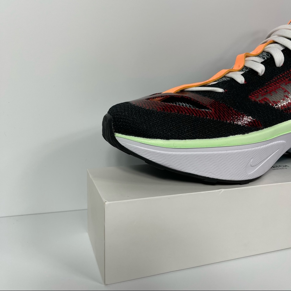 NIKE N110 D/MS/X DIMSIX FLYKNIT MENS RUNNING SHOES SIZE 10 BLACK BLUE RED NEW - Picture 6 of 10